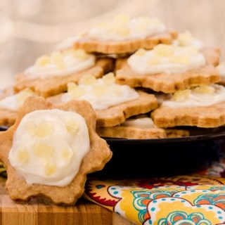 Frosted Pineapple Shortbread Cookies for #CreativeCookieExchange