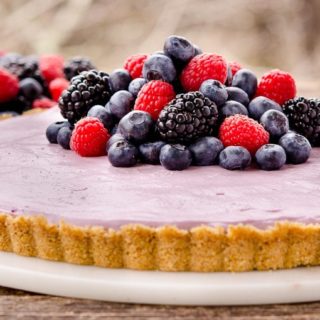 No-Bake Mixed Berry Cream Cheese Tart for #SundaySupper