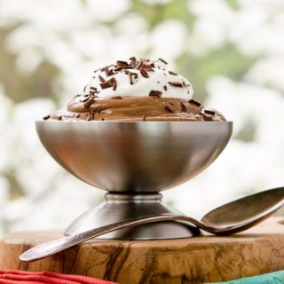 Blender Bourbon Chocolate Pudding