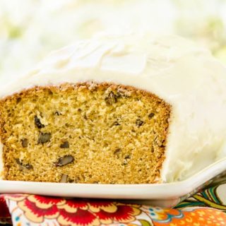 Golden Parsnip Loaf Cake