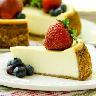 Sour Cream Cheesecake for #SundaySupper