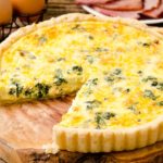Ham and Cheese Quiche with Spinach by Magnolia Days